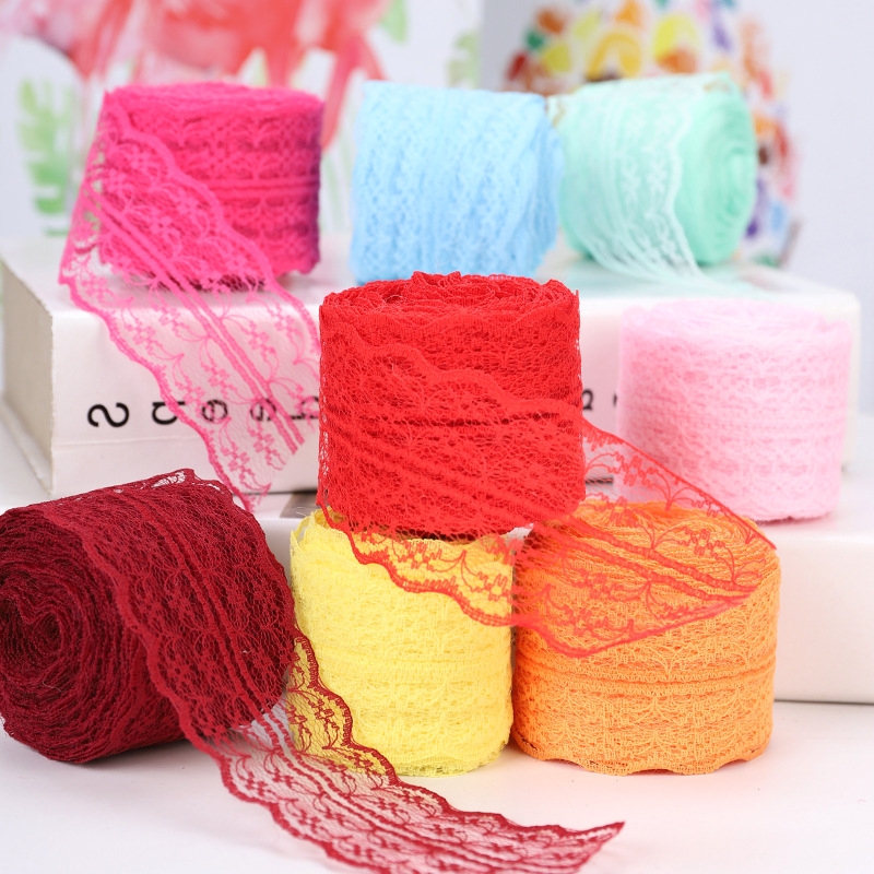 10m/lot 4.5cm Lace Ribbon Tape - Embroidery Craft review and price