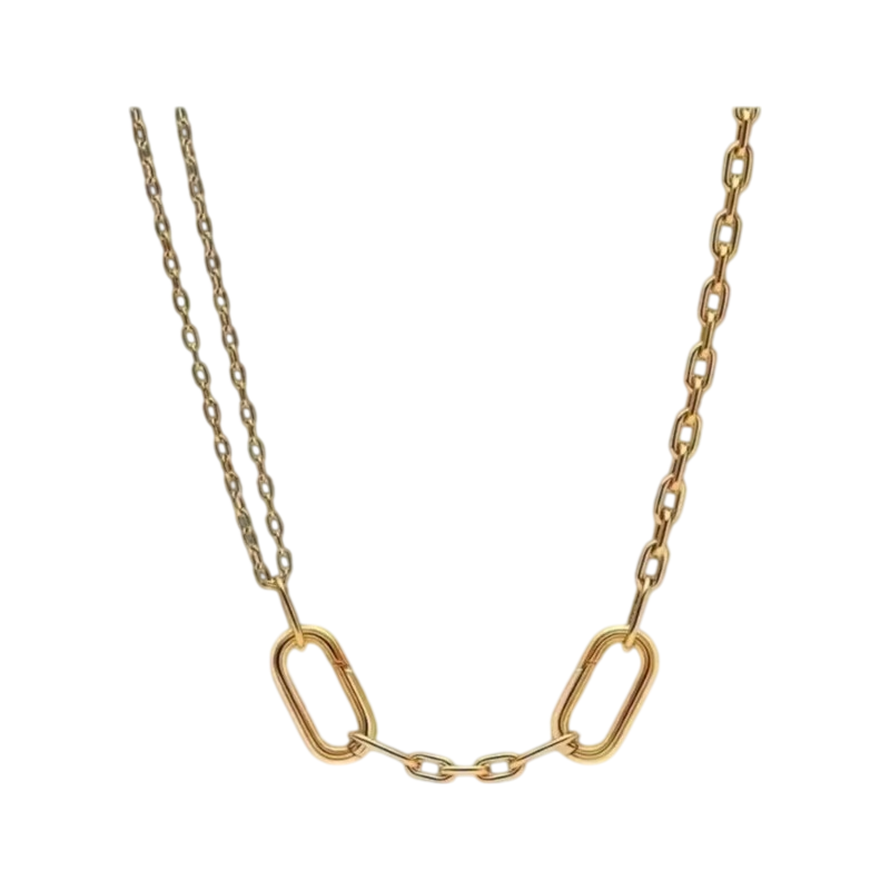 New S925 Silver Lock with Pear - Pearl Trim Chain review and price