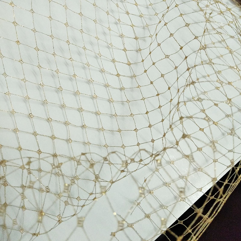 Diamond Lattice Black Net Fabr - Crystal Mesh Fabric review and price