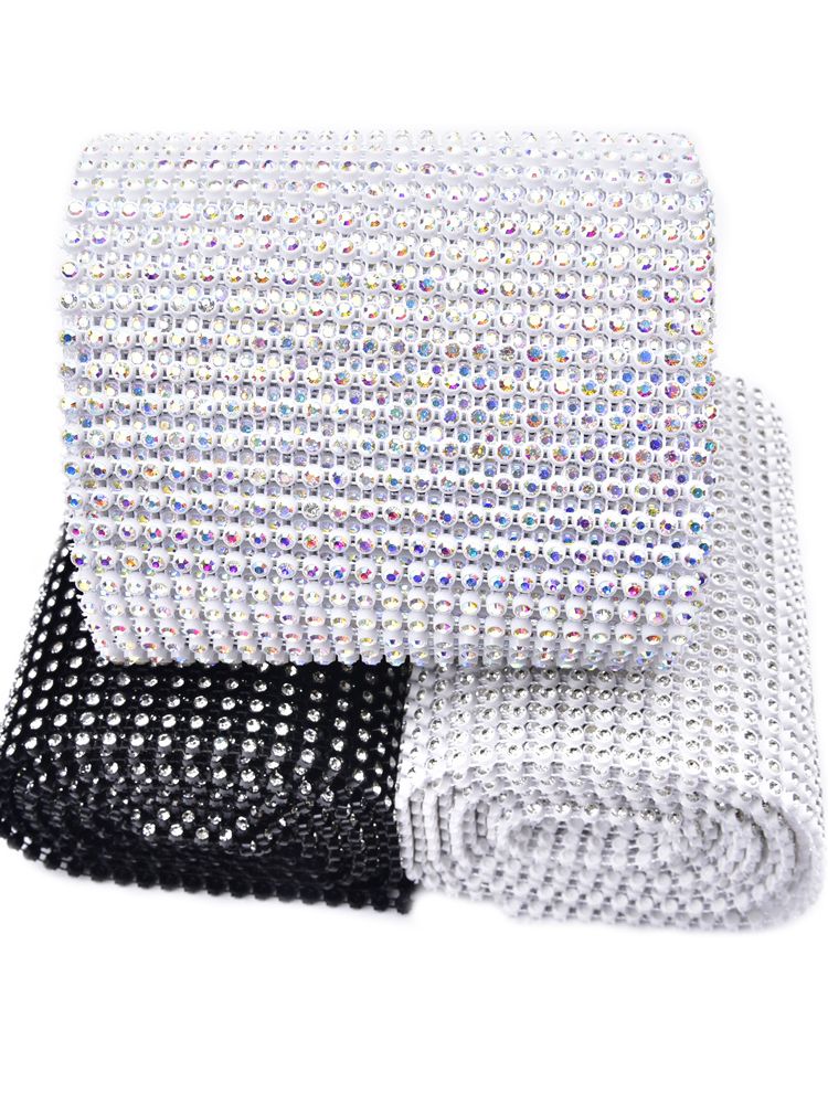 24 Rows Crystal Diamond Mesh T - Crystal Mesh Fabric review and price